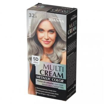 Crème de coloration cheveux blond argenté Joanna Pro, 150 ml – Teint lumineux