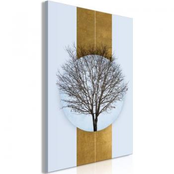 Decoración en Lienzo Árbol Desnudo