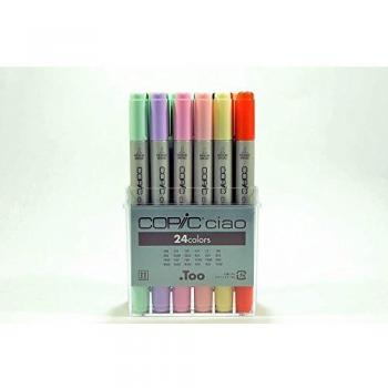 Copic Ciao 24-Color Drawing Marker Set