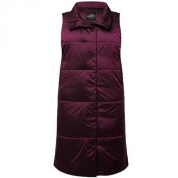 Ulla Popken wasserabweisende Long-Steppweste für Damen, Größe 42/44