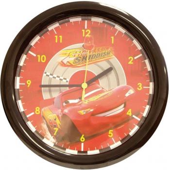 Horloge Cars 30 cm – Rouge Noir