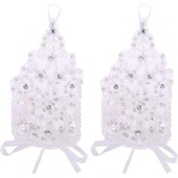Gants de performance en dentelle et diamant