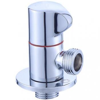 Bathroom Angle Valve G1/2*1/2 Brass with Cold and Hot Indicators