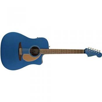 Fender Redondo Player AE Guitar, Walnut Fingerboard, Belmont Blue