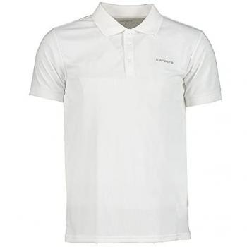IcePeak Polo a Manica Corta Bianco L