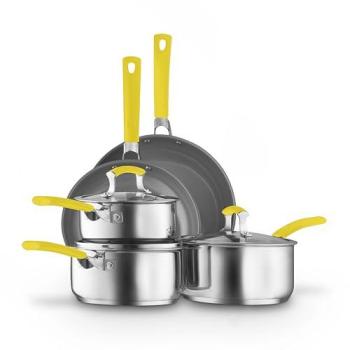 Sur La Table 16/18/20cm Saucepans with 24/28cm Frying Pans – Induction Ready