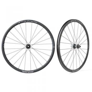 Syntium Aero Disc Road Wheelset 28, 700c, Unisex – Black (12×100/12×142)