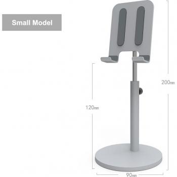Support en aluminium pour tablette et téléphone, ajustable, pour iPad Air Pro 10.5