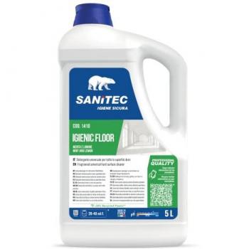 Detergente Universale Sgrassante Concentrato Igienic Floor con Azione Igienizzante e Profumato alla Menta e Limone, 5 L