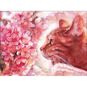 Décor Mosaïque Diamant 5D Chat