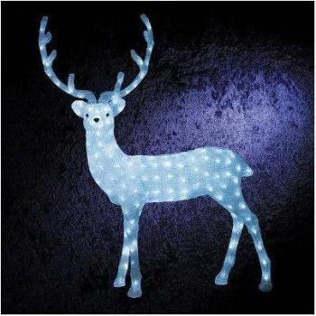 Renna decorativa illuminata da esterno H118,5 cm 200 LED
