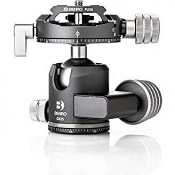 Benro GX25 Zwei Serie Arca-Typ Niedrigprofil Aluminium Kugelkopf mit PU56 Wechselplatte