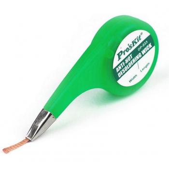 Mèche de dessoudage avec distributeur
