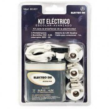 Kit Eléctrico Escolar Avanzado con 3 Portalámparas 80.601