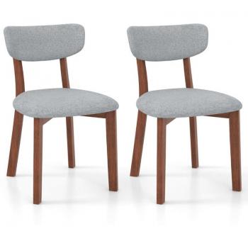 Ensemble de Chaises Rembourrées en Bois