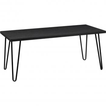 Table basse moderne en chêne noir