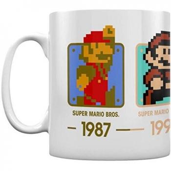 Tasse à café Super Mario 11oz/315ml avec motif rétro AFMG24640