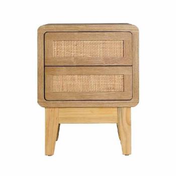 Table d'appoint en sapin brun clair Kodu, 40x42x54 cm