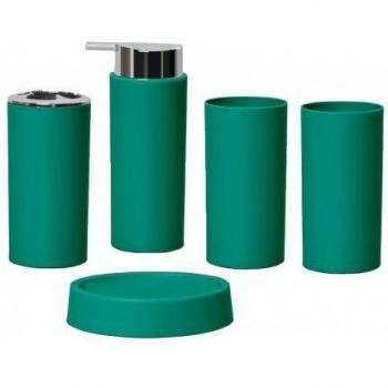 5-Component Bathroom Organization Set – Plastic Wash Cup, Toothbrush Holder, Soap Box, Bathroom Storage Container