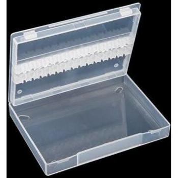 Clear Nail Drill Bits Storage Container 20/14 Slots