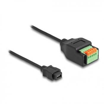 USB 2.0 Mini‑B female → 5‑pin blokadapter