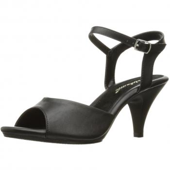 Fabulicious Schuhe BELLE-309 Schwarz PU-Leder/Schwarz Matt UK 7 (EU 40)