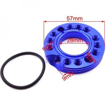 Horizontal Rubber Intake Pipe for 125cc CG Motorcycle (26mm, 27mm, 28mm, 30mm)