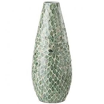 Vase Décoratif Delta 46cm Bleu Clair