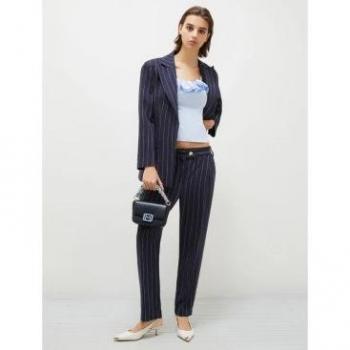 Rocco Pantalones Marino Viscosa 2513131061200