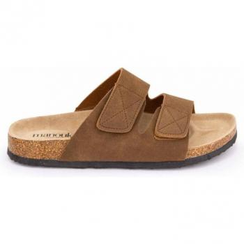 Zapato Mule Hombres, 2 Bandas Velcro, Estilo Constantine – Manoukián