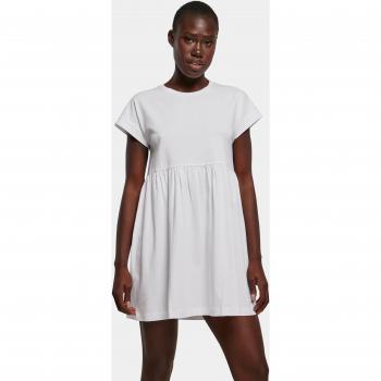 Urban Classics Vestito Bianco Maniche Corte Donna Cotone