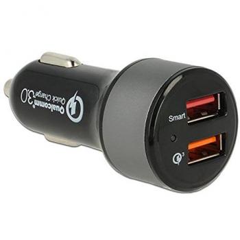 Navilock USB DC KFZ Adapter mit Quickcharge 3.0