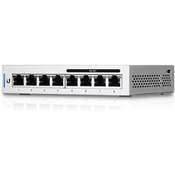 UniFi US-8-60W Switch gestito L2 con 8 porte Gigabit Ethernet e supporto PoE Grigio