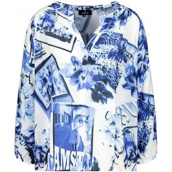 MONARI Damenbluse Blau Größe 40 408624