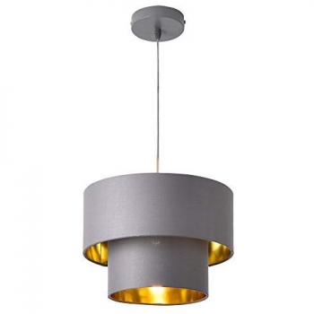 Suspension Lopar E27 60W en Métal et Textile