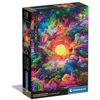 Puzzle 500 Piezas Jungla Psicodélica de Clementoni
