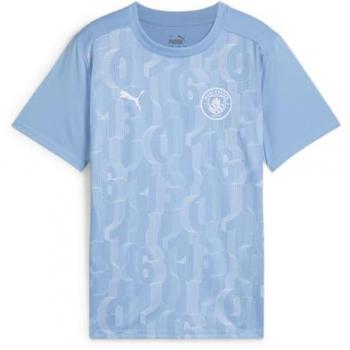 Puma Manchester City Youth Prematch Tee 2024-2025