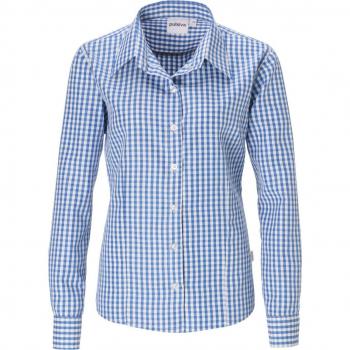 Blusa PULSIVA maniche lunghe Marie Taglia 52 blu/bianco
