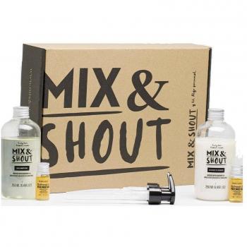 Rutina reparadora para cabello rizado Mix & Shout (lote de 4 piezas)