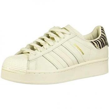 Adidas Superstar Bold Damen Sneaker, Tint/Off White/Core Black, 37 1/3 EU