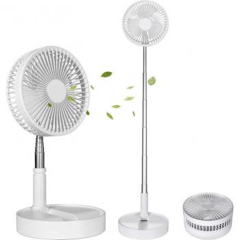 Ventilador Eléctrico Portátil Multifuncional Recargable