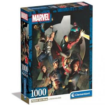 Puzzle Marvel 1000 Pezzi Clementoni