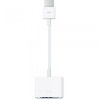 Adaptador de Conexión Apple HDMI a DVI en Blanco