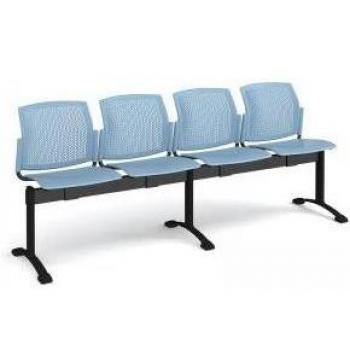 Santana 4 Seater Perforated Back Reception Seating