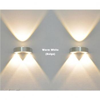 4pcs Indoor 3W LED Wall Lamp Double Side AC110V/220V Bedroom Kitchen Decorate Sconce Red