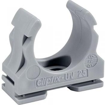 UV‑Schellematerial 32 mm – Fränkische Rohrwerke Clipfix Klemme