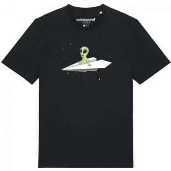 Unisex Alien Papierflugzeug Tee – Fashion