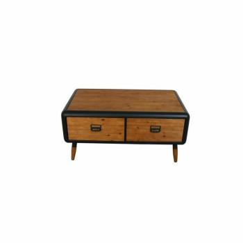 Table café métal sapin 97 cm x 56 cm x 45 cm
