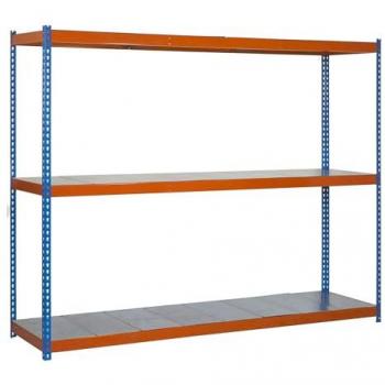 Estantería Simon Rack 1806-3 Metal Azul/Naranja