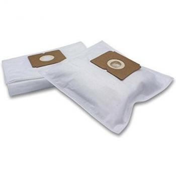 10x Sacs vhbw pour aspirateur Privileg 168.630, microfibres non tissées, blanc